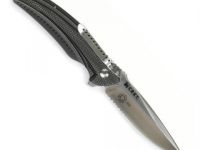 Складной нож CRKT Ripple Charcoal Combo, сталь Acuto 440, рукоять нержавеющая сталь 420J2