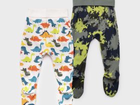 Ползунки детские трикотажные для мальчиков, 2 шт в комплекте