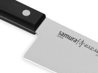 Нож кухонный овощной сантоку Samura "HARAKIRI" (SHR-0095B) 175 мм, сталь AUS-8, рукоять ABS пластик, чёрный