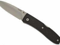 Нож складной LionSteel 8800 BK Opera, сталь D2 Tool Steel, рукоять стеклотекстолит G-10, черный