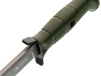 Тактический нож Kizlyar Supreme Vector Olive, сталь 420HC TW, рукоять кратон, хаки