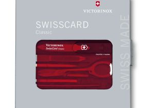 Швейцарская карта Victorinox SwissCard, сталь X45CrMoV15, рукоять ABS-Пластик, красный