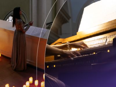 Орган и сопрано при свечах