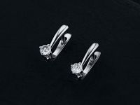 Серьги из белого золота с бриллиантами э0901сг02163900