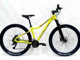 Женский велосипед Atom Vibes Seven 20, год 2024, цвет Зеленый, ростовка 13.5