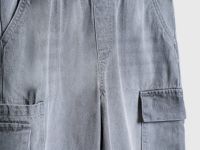 Джинсы с карго-карманами для мальчиков, Серый