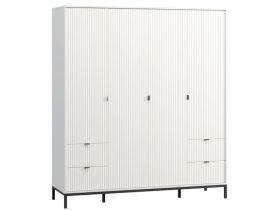Распашной шкаф Трейвис 4-181x205 Белый