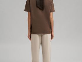 Футболка свободного кроя с эффектом варки