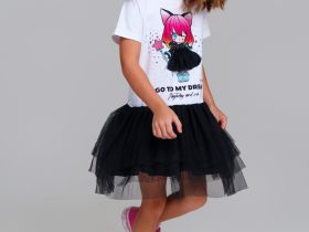 Платье трикотажное для девочек