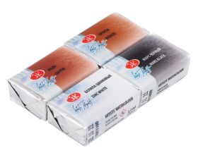 Набор акварели "Белые Ночи" Микс 8, 4 шт*2,5 мл, пластик