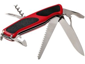 Нож перочинный Victorinox RangerGrip 79, сталь X55CrMo14, рукоять полиамид, красно-чёрный