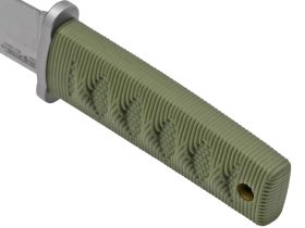 Нож с фиксированным клинком Cold Steel Kyoto I Tanto, сталь 8Cr13MoV, рукоять кратон, оливковый