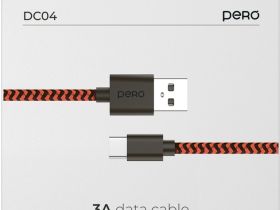 Кабель Pero DC-04 USB / USB-C 2 м Красный