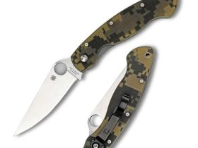Складной нож Spyderco Military Camo C36GPCMO сталь S30V, рукоять G-10