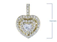 Подвеска из желтого золота э0312пд06180100