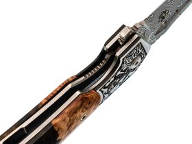 Складной нож Steelclaw Барк, сталь VG10/Damascus