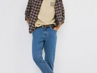 Футболка с арт-вышивкой, Бежевый