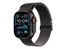 Ремешок Apple для Watch Ultra 49mm Black Titanium Milanese Loop (L) (MXKH3)