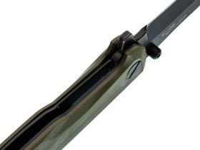 Складной нож Mr.Blade Convair Gen.2 blackwash сталь D2, рукоять Olive G10