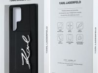 Чехол Karl Lagerfeld Metal Signature для Galaxy S25 Ultra черный