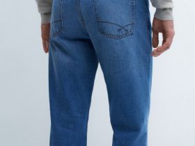 Прямые джинсы, Голубой