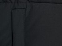 Стёганый утеплённый жилет с воротником-стойкой, Черный