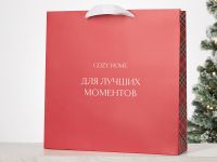 Пакет подарочный Cozy Home 35х10х35