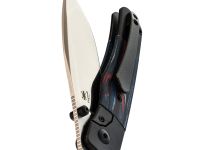 Складной нож Kizer Coywolf, сталь S45VN, рукоять титан/древесный композит