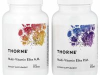 Thorne Research, Multi-Vitamin Elite, мультивитамины для приема утром и вечером, 2 флакона, по 90 капсул