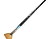 Кисть синтетика №6 веерная Daler-Rowney "AQUAFINE" короткая ручка