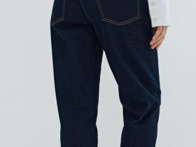 Джинсы Mom с высокой посадкой, Синий