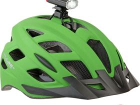 Фонарь для велосипеда на шлем Author (белый / красный)