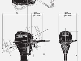 4х-тактный лодочный мотор TOHATSU MFS 20E EPS