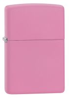 Зажигалка ZIPPO Classic с покрытием Pink Matte, латунь/сталь, розовая, матовая, 36x12x56 мм
