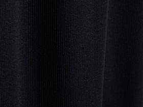 Трикотажное платье-майка в рубчик, Черный