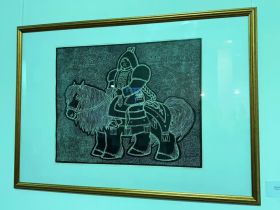 «Ожившая песнь Олонхо»: в Якутске открылась выставка к 95-летию Владимира Карамзина