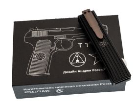 Автоматический нож Steelclaw TT-03 сталь D2, рукоять G10/алюминий