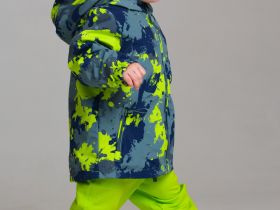 Куртка детская текстильная с полиуретановым покрытием для мальчиков (ветровка)