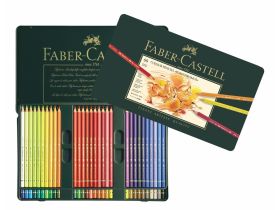 Набор карандашей цветных Faber-castell "Polychromos" 60 шт проф-ные в металле