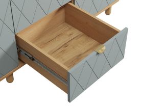 Распашной шкаф Теджонс 3-139x224 Ромб Мятный