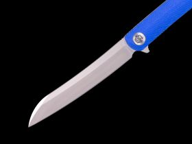 Складной нож Dr.Tech W4224LBL, сталь D2, рукоять G10, синий