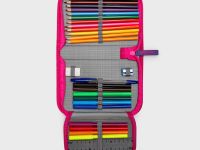 Пенал текстильный с наполнением для девочек