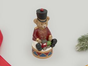 Статуэтка Тедди барабанщик/Teddy drum