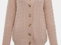 Кардиган с рельефным узором