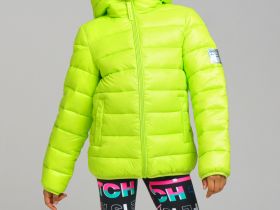 Куртка текстильная с полиуретановым покрытием для девочек