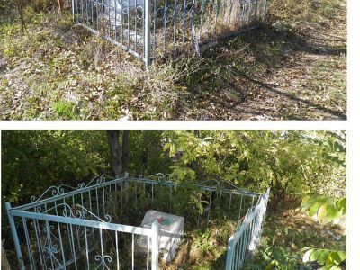 Могилы рядовых М.А.Опрыжко и М.Е.Шевердеева