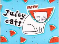 Пенал мягкий MESHU "Juicy cats" 200*55*40 см, искусственная кожа
