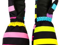 Варежки текстильные для девочек