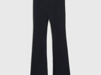 Расклёшенные брюки для девочек, Черный