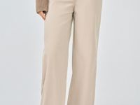 Прямые брюки из вельвета, Бежевый